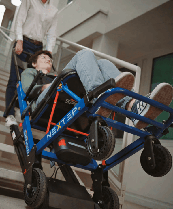 Chaise d'évacuation avec rails électriques – Image 3