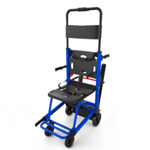 Chaise d'évacuation avec rails électriques