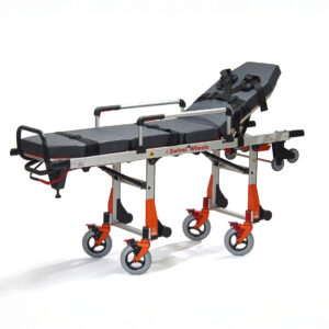 Brancard pliable avec roues pour ambulance